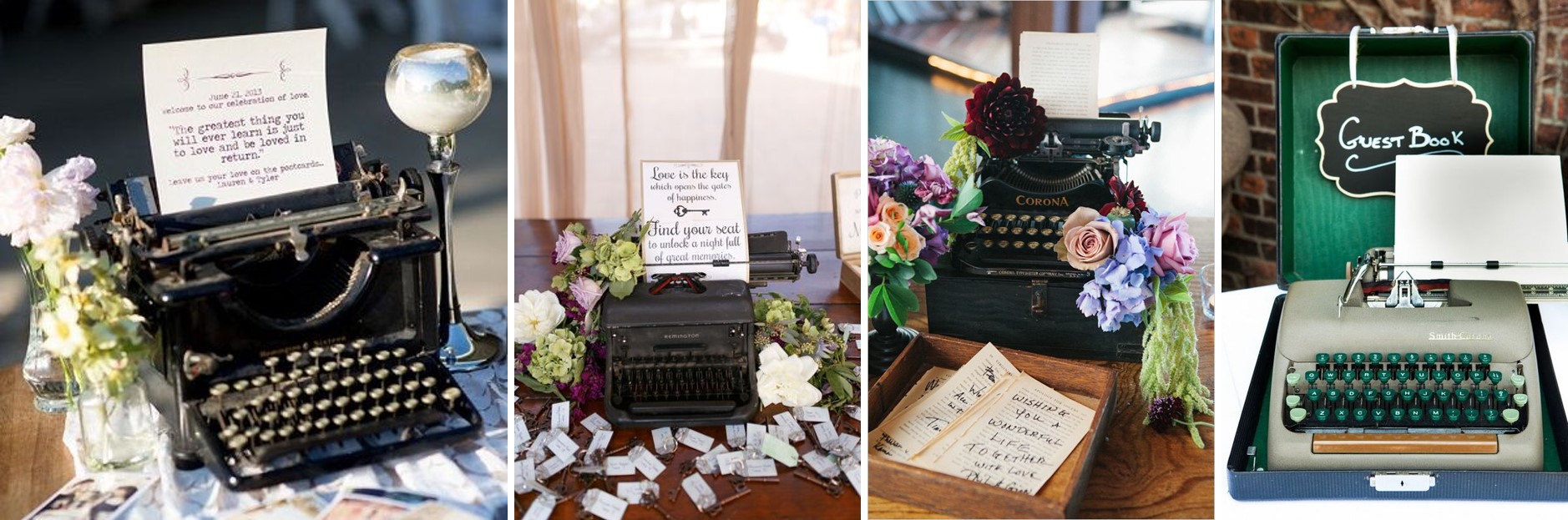 печатная машинка на свадьбу
