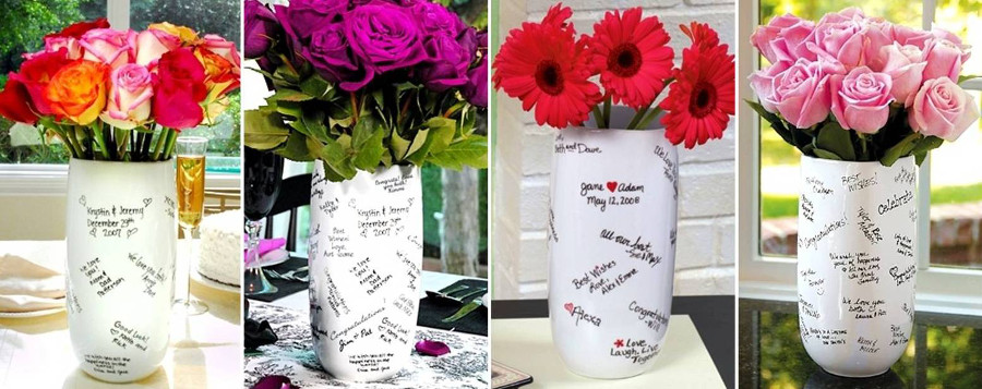 Вазы для свадебных пожеланий