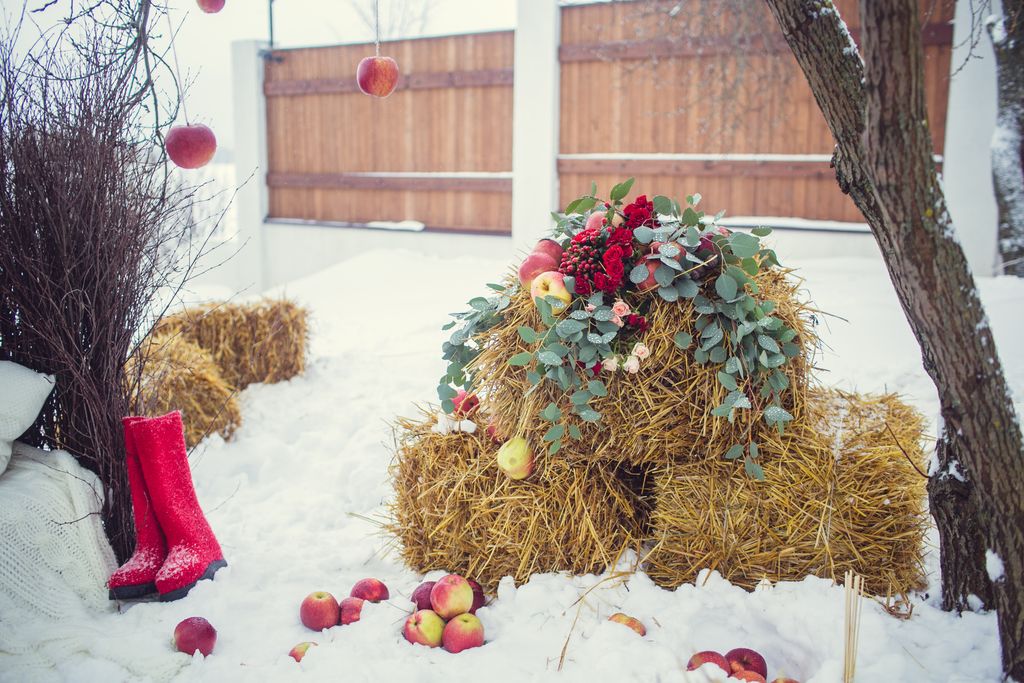 зимняя свадьба