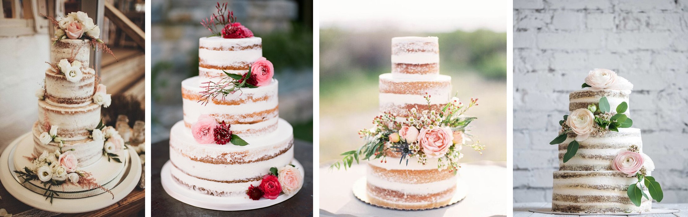 торты на свадьбу без мастики